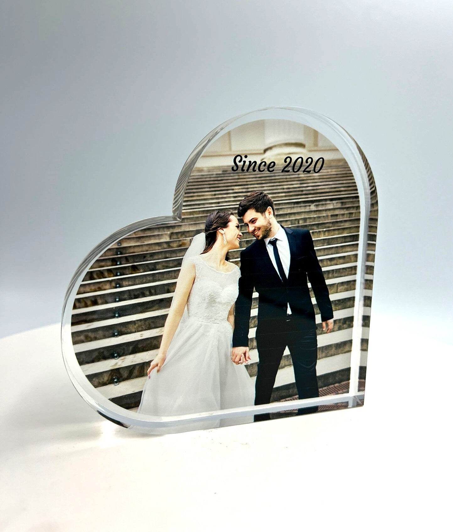 Acrylic Photo Heart - Valentine&