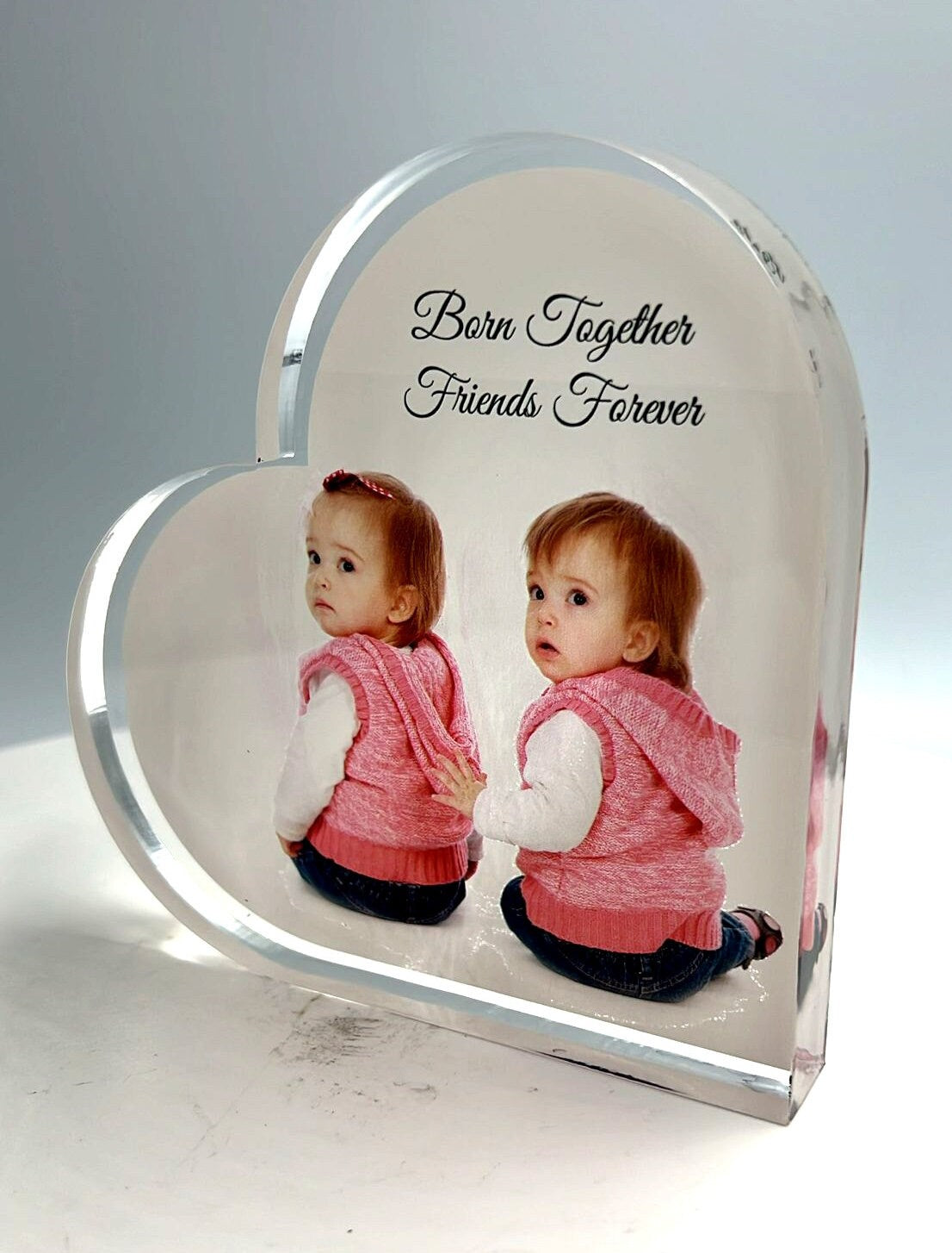 Acrylic Photo Heart - Valentine&