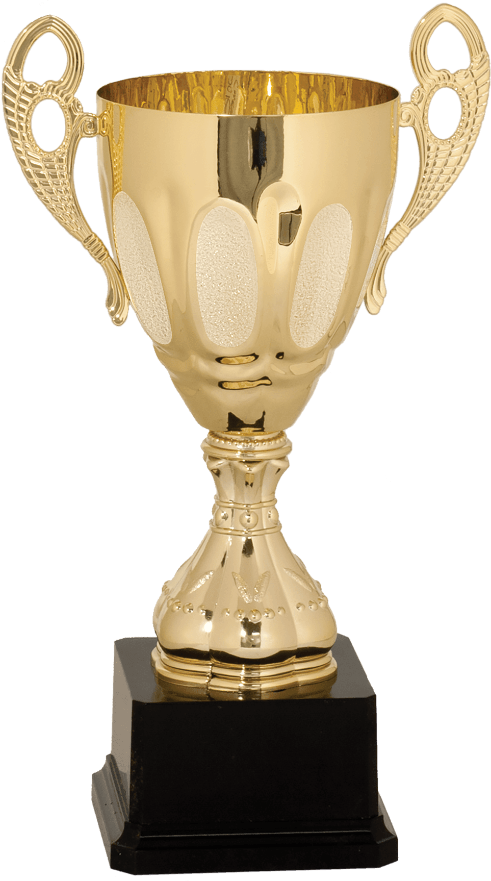 Gold Completed Metal Cup Trophy on Plastic Base/Metal Cups
