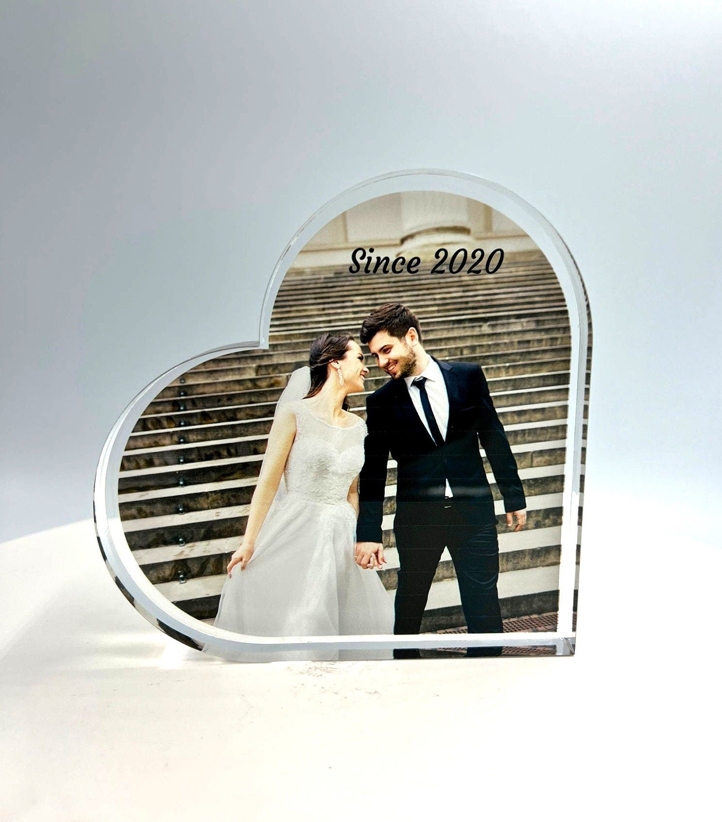 Acrylic Photo Heart - Valentine&