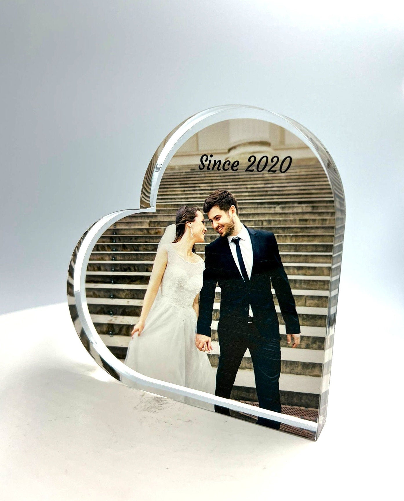 Acrylic Photo Heart - Valentine&