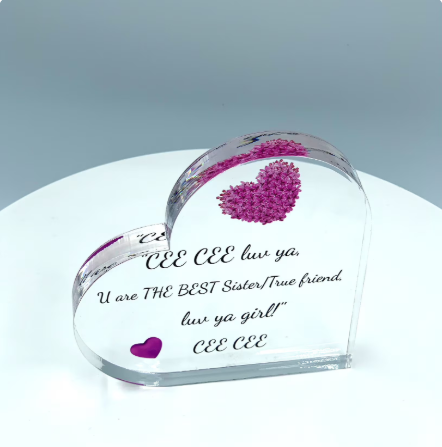 Acrylic Heart - Valentine&
