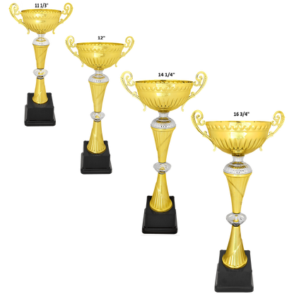 Gold/Silver Completed Metal Cup Trophy/Metal Cups