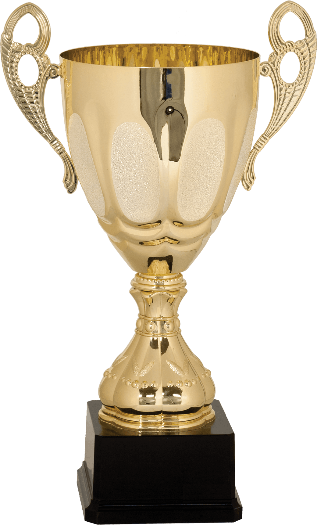Gold Completed Metal Cup Trophy on Plastic Base/Metal Cups