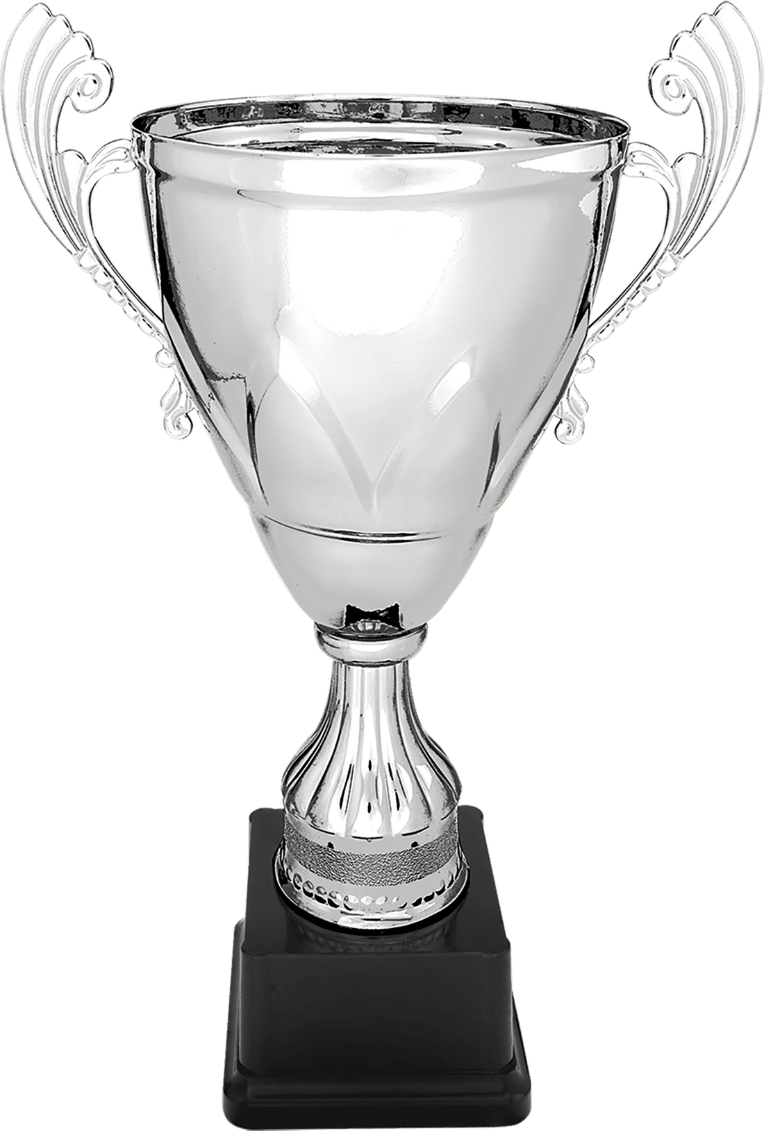 Silver Completed Metal Cup on Plastic Base/Metal Cups