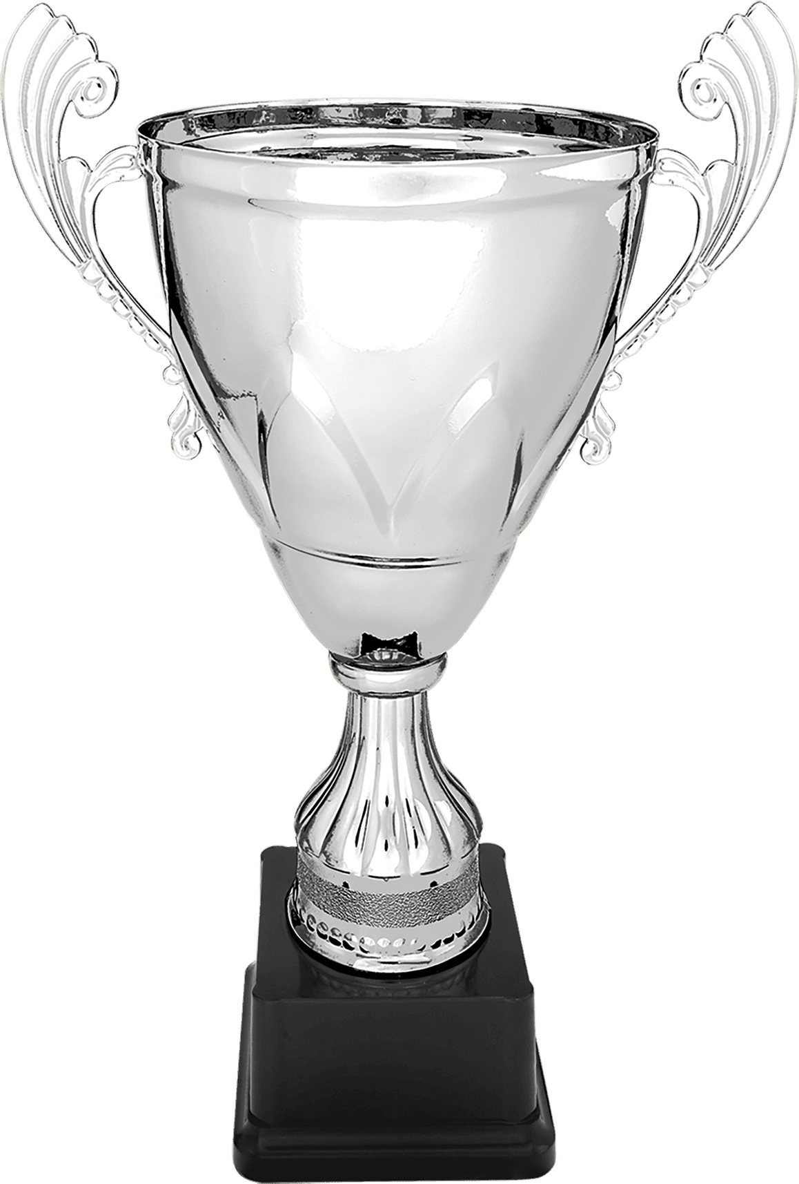 Silver Completed Metal Cup on Plastic Base/Metal Cups