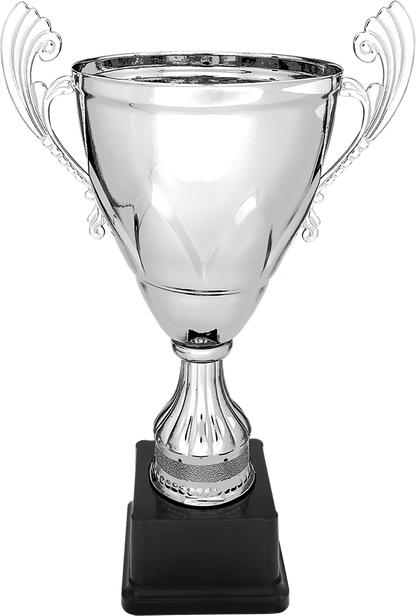 Silver Completed Metal Cup on Plastic Base/Metal Cups