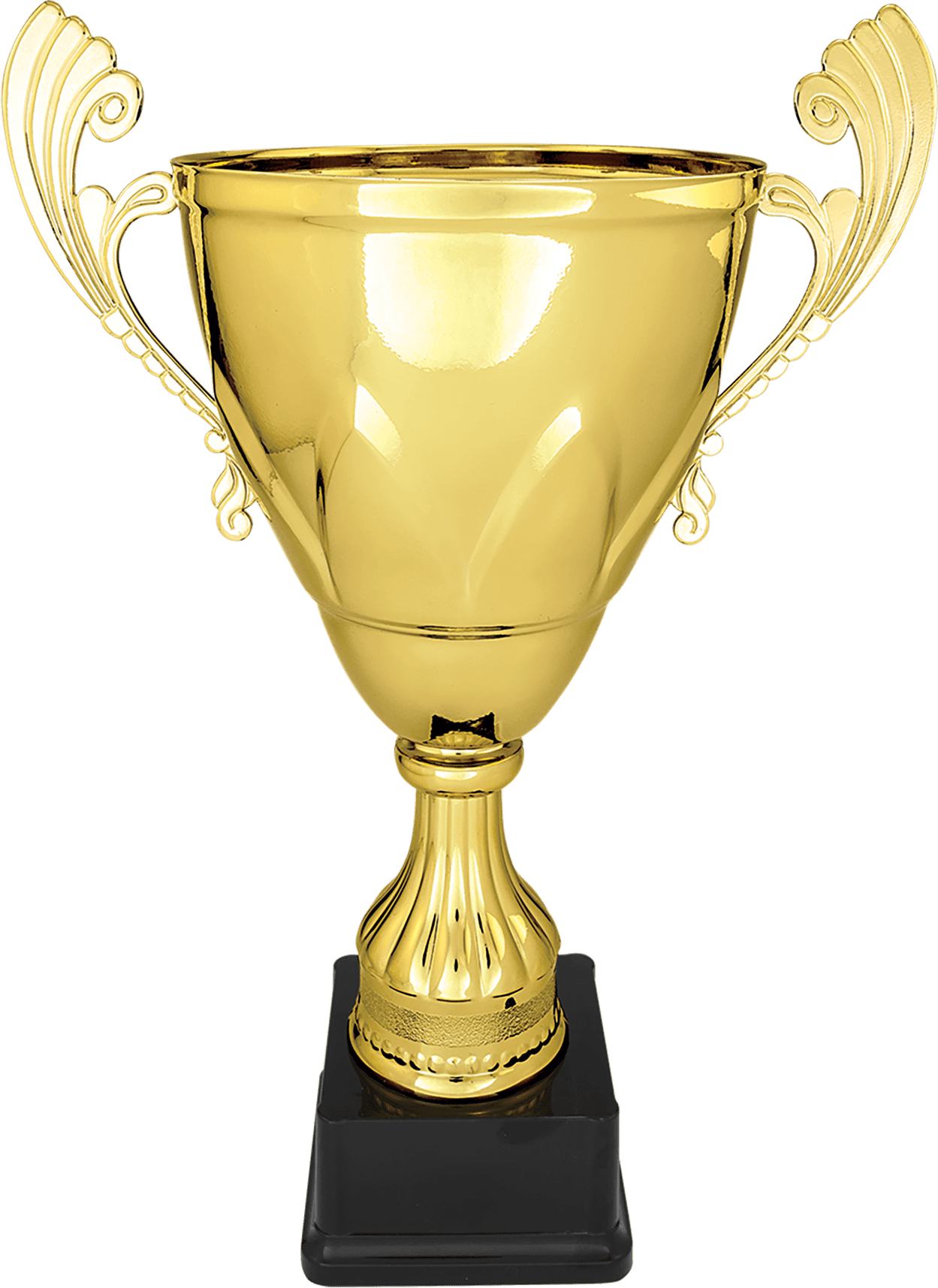 Gold Completed Metal Cup on Plastic Base/Metal Cups
