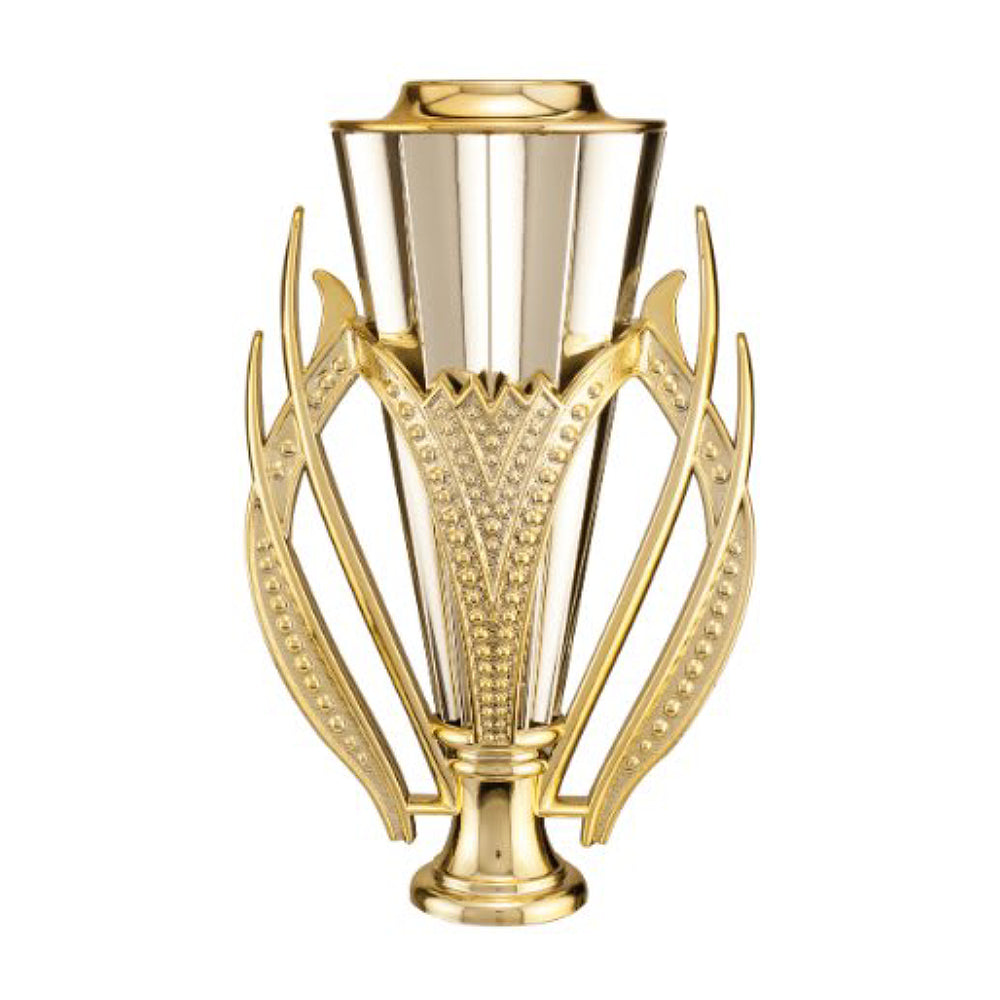 Gold/Silver Plastic Cup with Lid