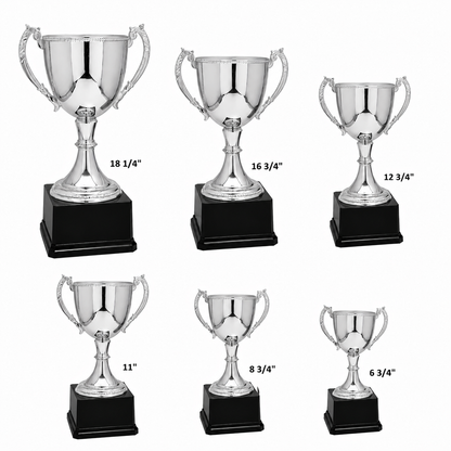 Silver Completed Zinc Cup Trophy/Metal Cups