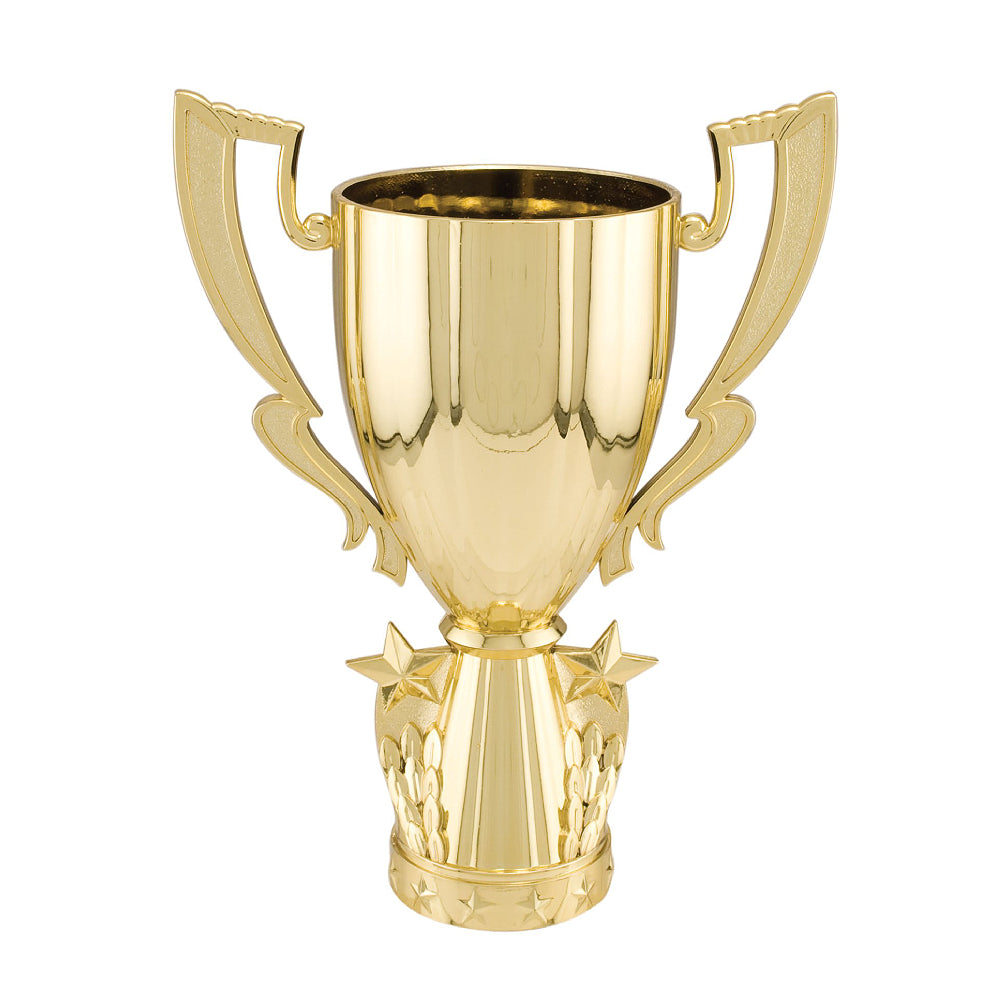 Gold Plastic Cup with Stars