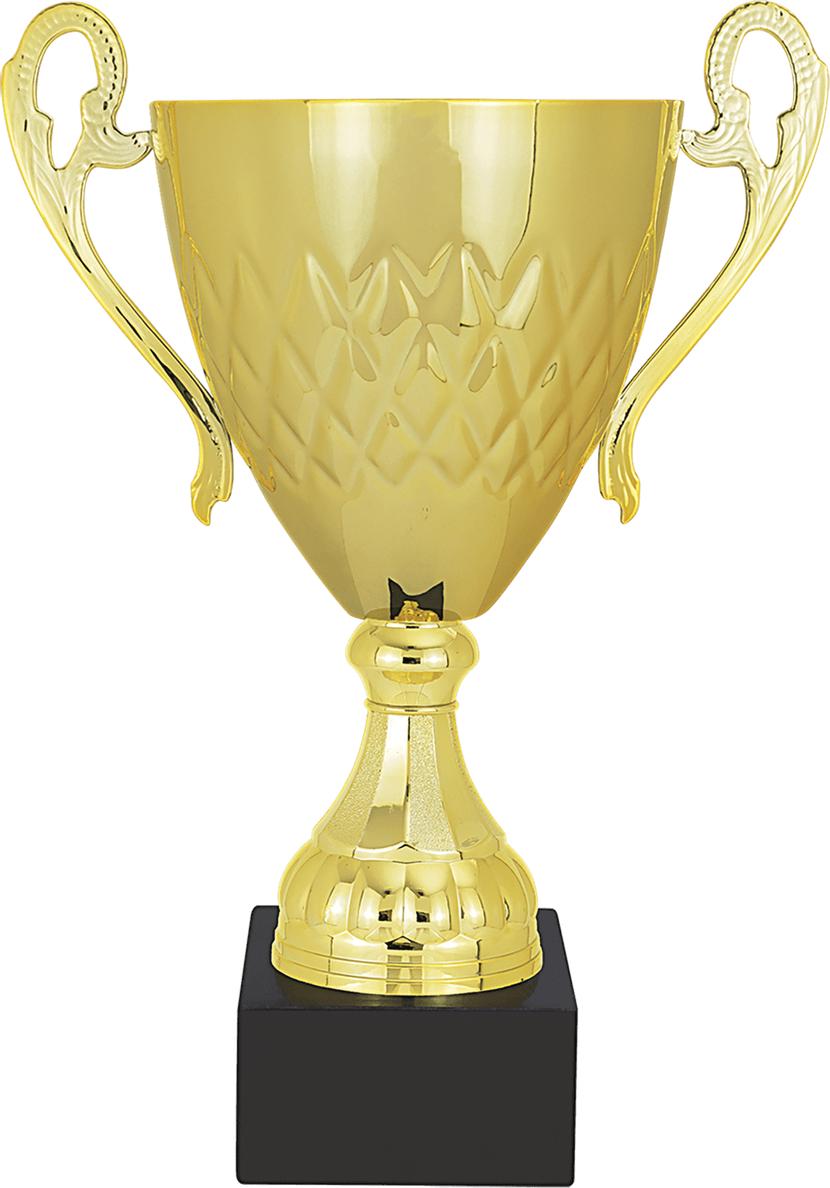 Gold Completed Metal Cup with Black Marble Base/Metal Cups