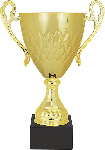Gold Completed Metal Cup with Black Marble Base/Metal Cups