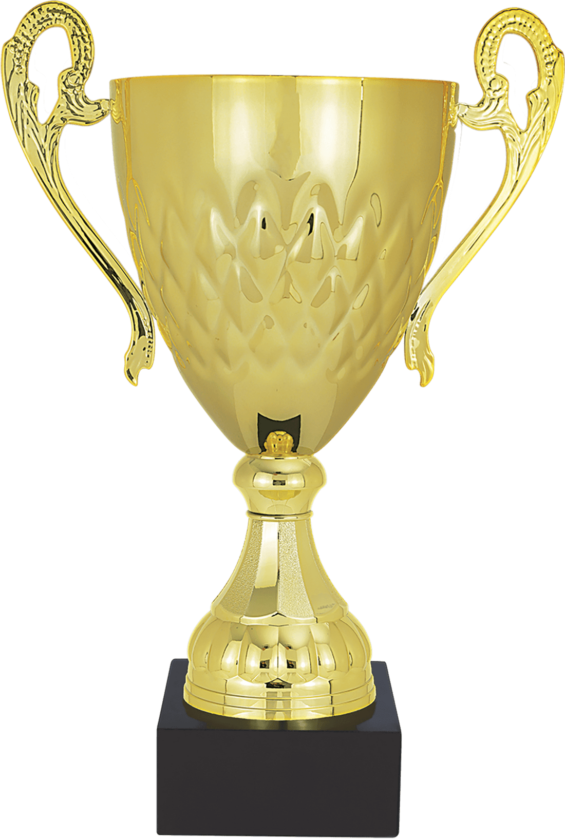 Gold Completed Metal Cup with Black Marble Base/Metal Cups