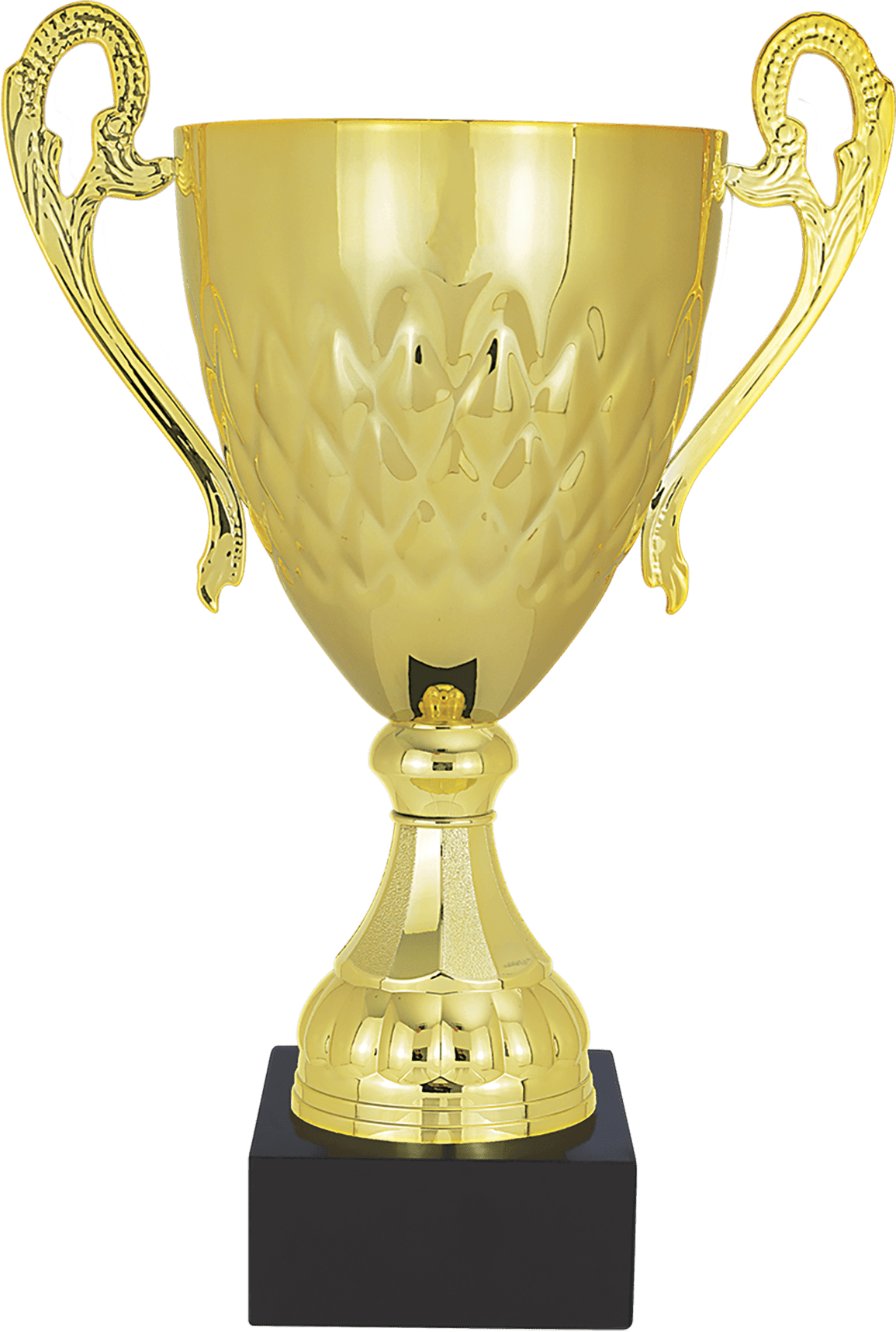 Gold Completed Metal Cup with Black Marble Base/Metal Cups