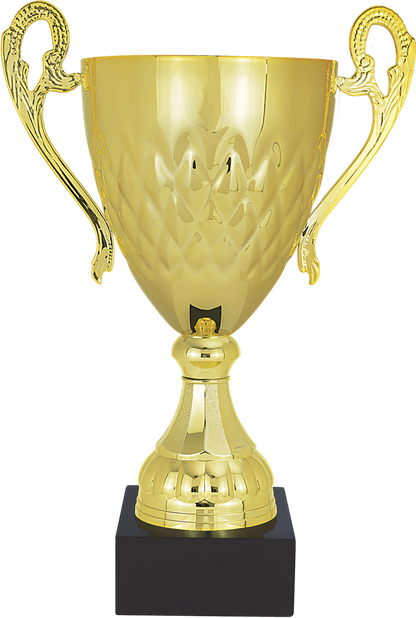 Gold Completed Metal Cup with Black Marble Base/Metal Cups
