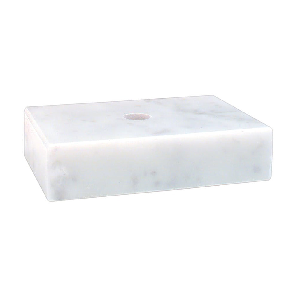White Centerhole Countersunk Trophy Marble